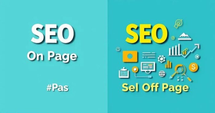 diferença entre SEO on page e off page