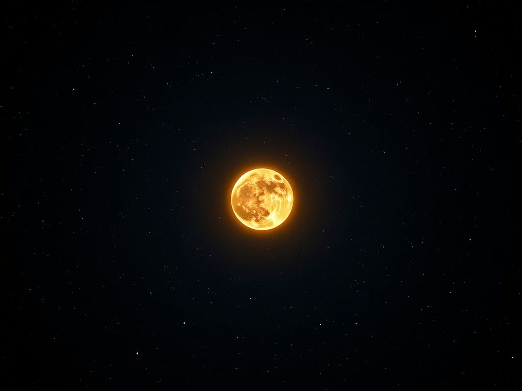 Imagem de Vênus brilhando intensamente no céu noturno, destacando-se entre as estrelas.